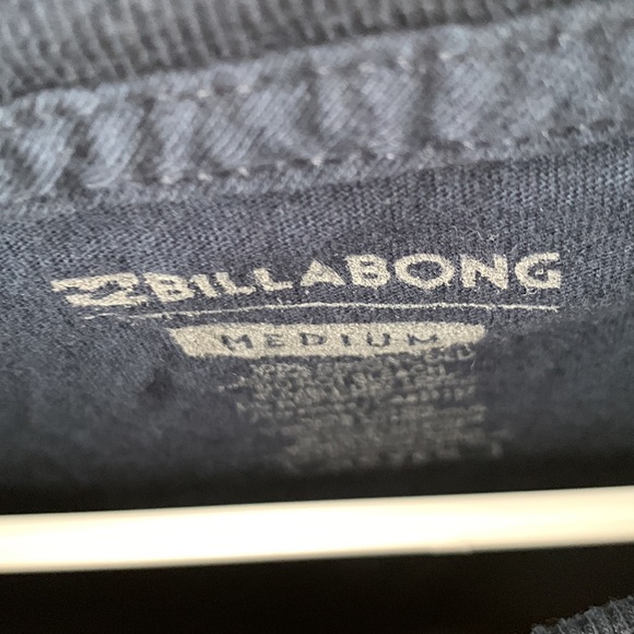 Billabong Blue T Shirt Size Medium - Picture 2 of 3